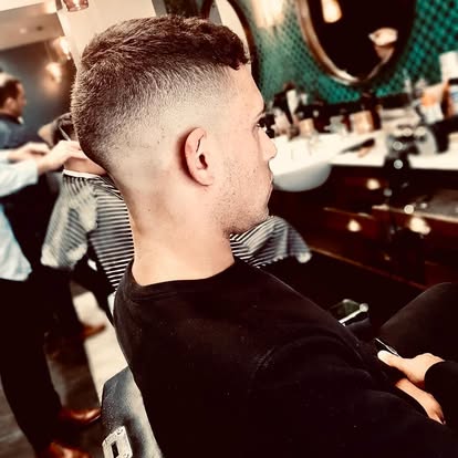 Client beard trim result